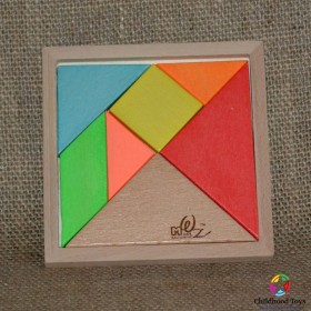 Puzzle lemn Tangram