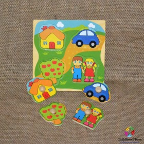Puzzle incastru lemn M8