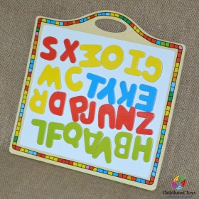 Tabla magnetica cu litere din lemn M2