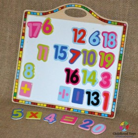 Tabla magnetica cu cifre din lemn M1