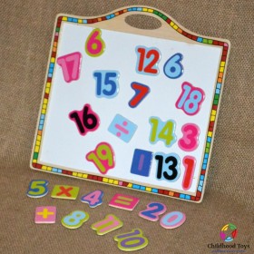 Tabla magnetica cu cifre din lemn M1