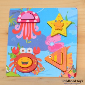 Puzzle relief 3D animale marine