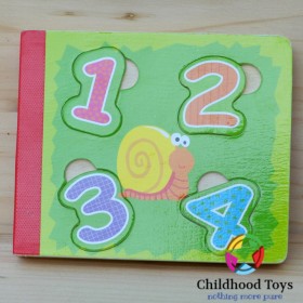 Puzzle lemn cu numere