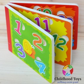 Puzzle lemn cu numere