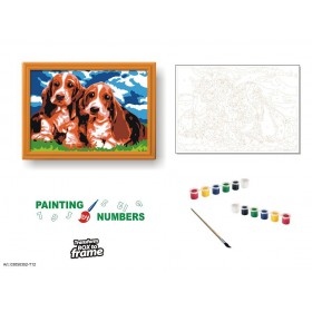 FRABOX Set painting by numbers Catei 2