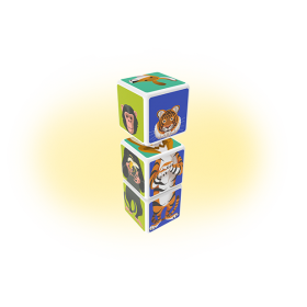 Set magnetic Geomag Magicube Animale 2