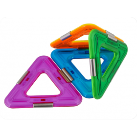 Set constructie 3D Magspace 10 piese Triangle Set Rezerve Magnetice 3