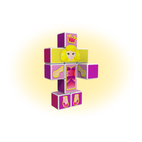 Set magnetic Magicube Princess 2