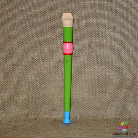 Fluier flaut colorat verde