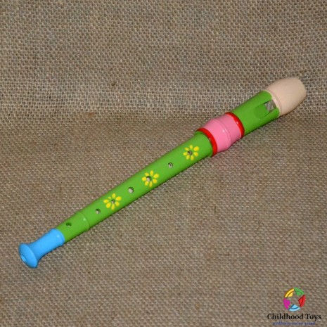 Fluier flaut colorat verde