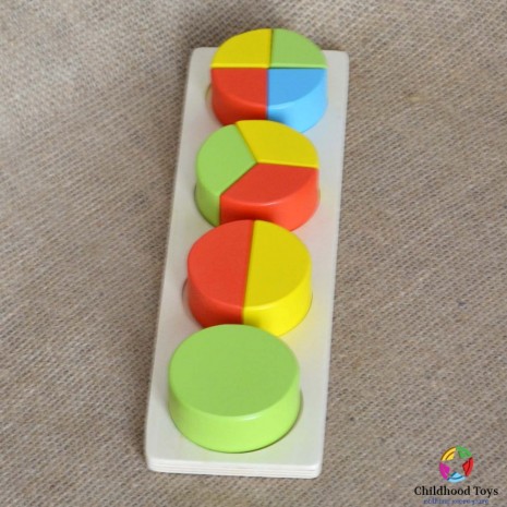 Puzzle incastru lemn cu forme geometrice M4