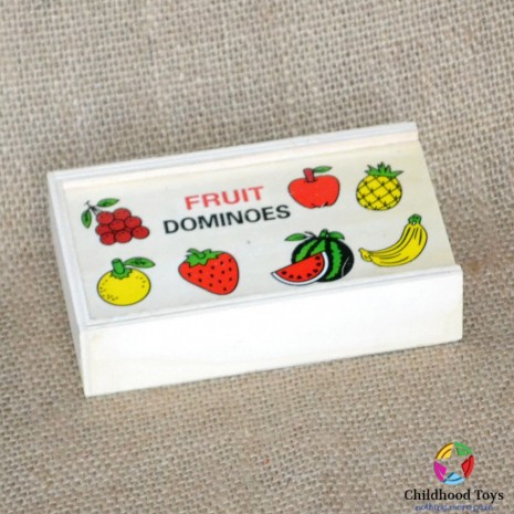 Domino lemn cu fructe