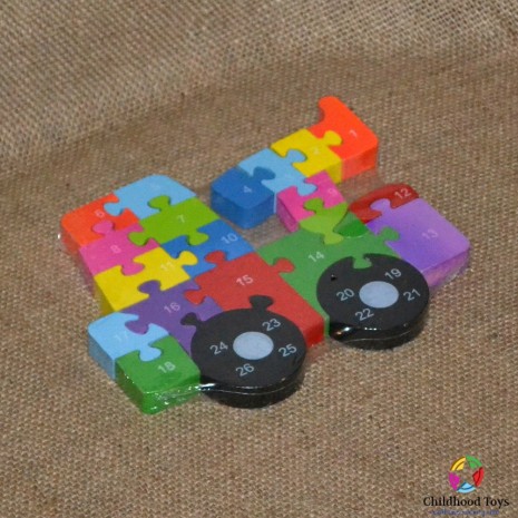 Puzzle lemn cu vehicul M6