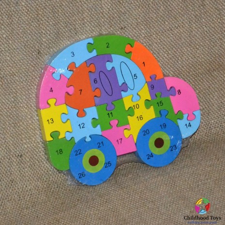 Puzzle lemn cu vehicul M7