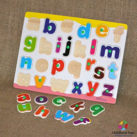 Puzzle incastru lemn cu litere M5