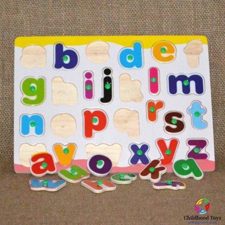 Puzzle incastru lemn cu litere M5