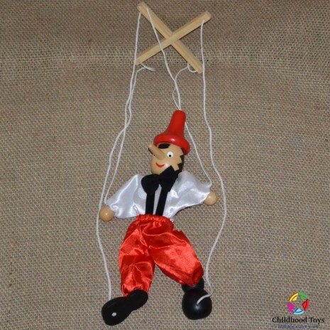 Jucarie lemn marioneta Pinocchio