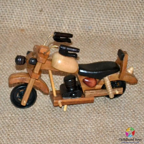 Motocicleta din lemn tip 2