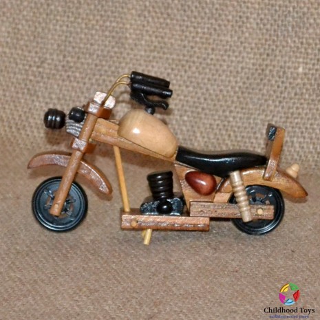 Motocicleta din lemn tip 2