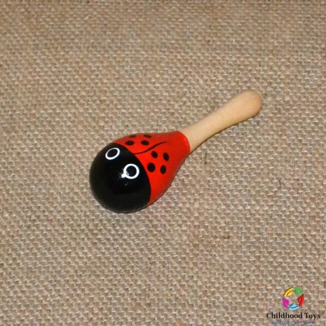 Maracas lemn mic buburuza