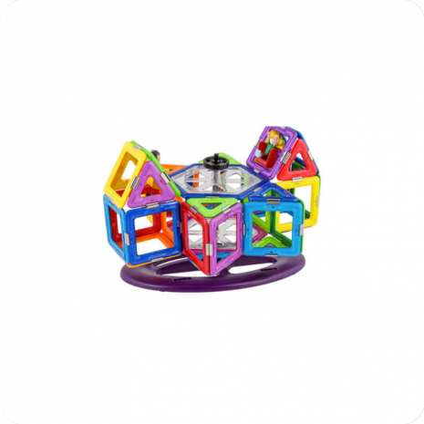 Set constructie 3D Magspace 46 piese Carnival 6