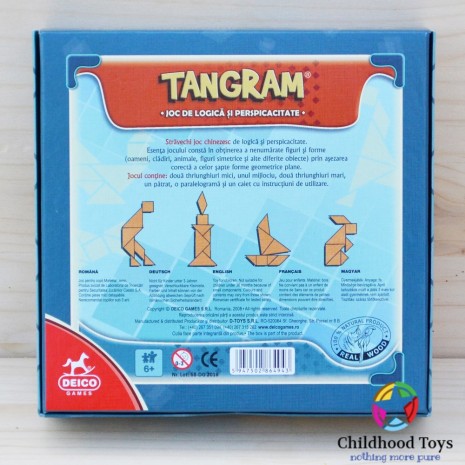 Puzzle lemn Tangram 1