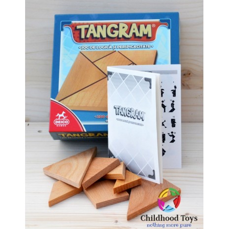 Puzzle lemn Tangram 1