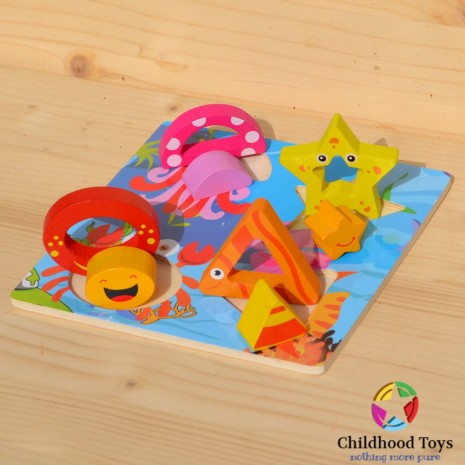 Puzzle relief 3D animale marine