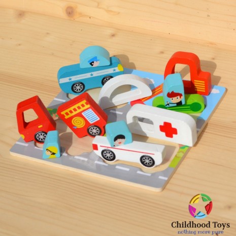Puzzle relief 3D vehicule