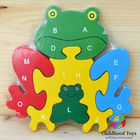 Puzzle lemn broasca M16