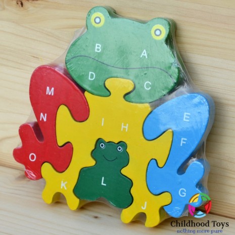 Puzzle lemn broasca M16