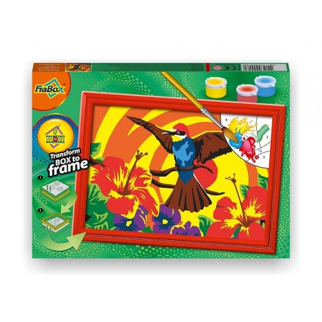 FRABOX Set painting by numbers Pasare