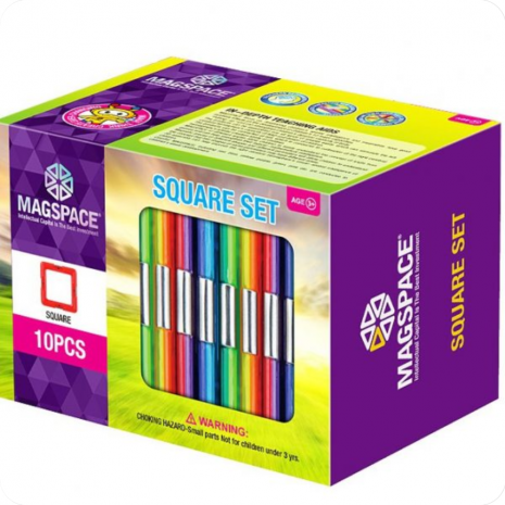 Set constructie 3D Magspace 10 piese Rezerve Magnetice 1