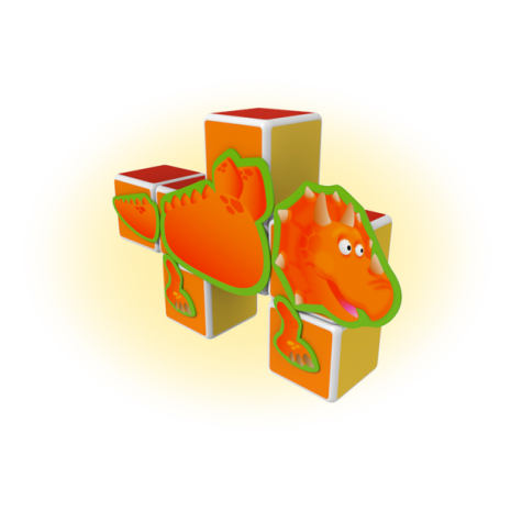 Set magnetic Magicube Dinozauri 2
