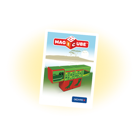Set magnetic Magicube Animale de rau 4