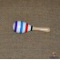 Maracas lemn mic alb colorat