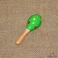 Maracas lemn mic verde
