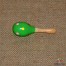 Maracas lemn mic verde