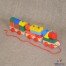 Trenulet lemn colorat 15 forme geometrice