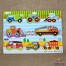 Puzzle lemn cu vehicule M6