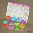 Puzzle incastru lemn cu forme geometrice