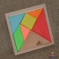 Puzzle lemn Tangram