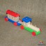 Trenulet lemn colorat 5 piese mari