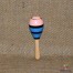 Maracas lemn mic albastru