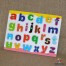 Puzzle incastru lemn cu litere M5