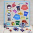 Puzzle incastru lemn imbraca baietelul