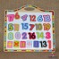 Tabla magnetica cu cifre din lemn M1