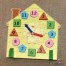 Ceas cu forme geometrice din lemn
