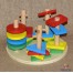 Jucarie motrica lemn, forme geometrice, tip 1