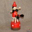 Jucarie lemn, figurina Pinochio cu buton